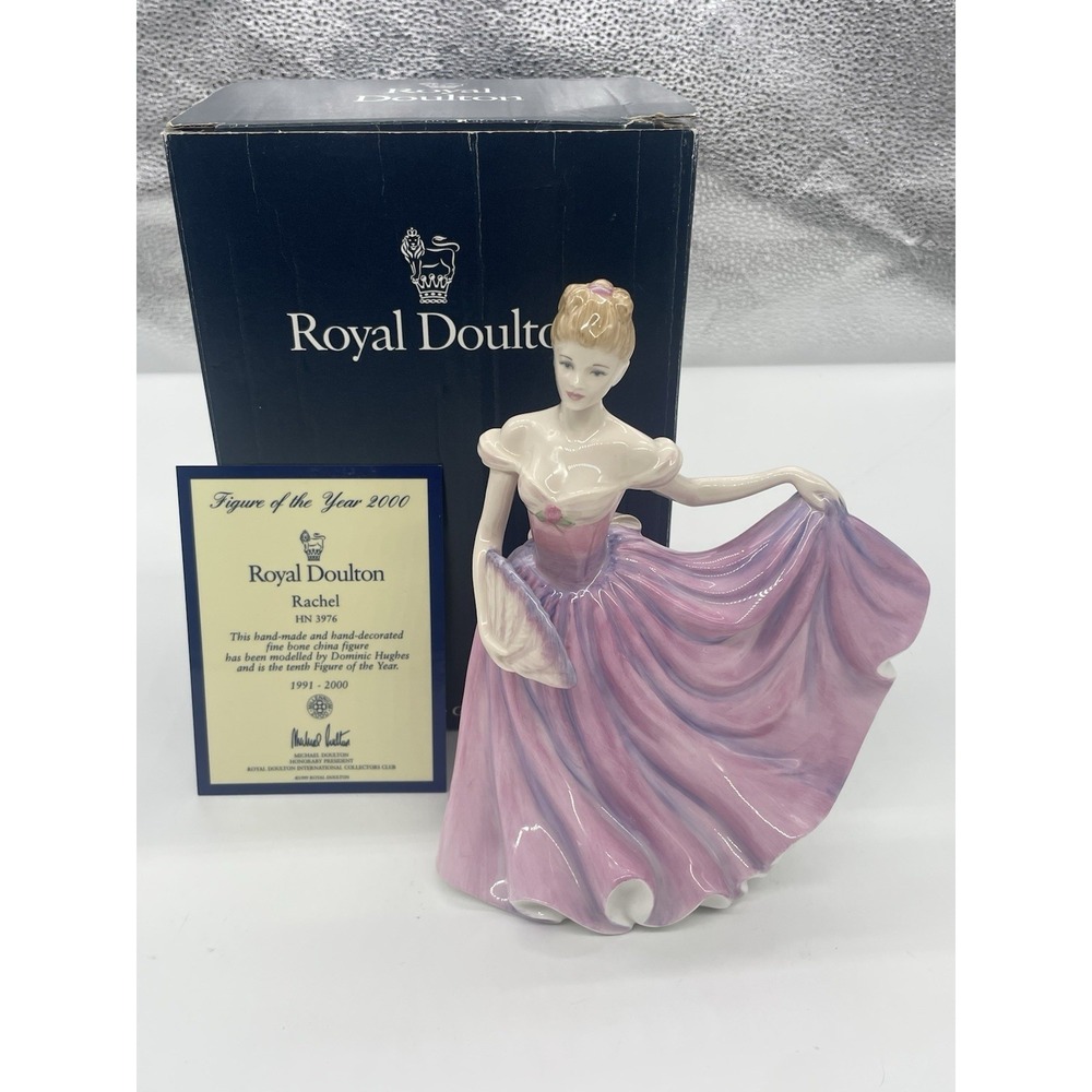 Royal Doulton Rachel HN3976 VTG 2000 Millennium Figure of the Year Box Card New